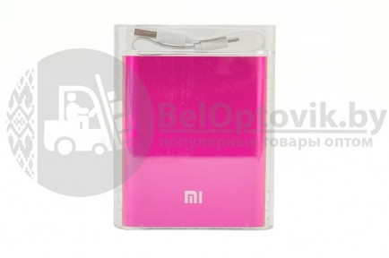 Портативное зарядное устройство power bank Xiaomi 10400 mAh Розовый - фото 1 - id-p109389597
