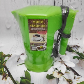 Электрический Мини-чайник, Малыш 0,5 литра Зеленый - фото 1 - id-p121010725