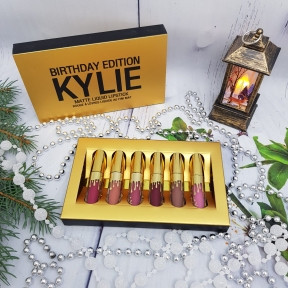 Жидкая матовая помада KYLIE BIRTHDAY EDITION (6 оттенков)