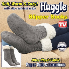 Тапочки-Носки Huggle Slipper Socks Размер: One size (38-42)