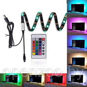 Комплект светодиодной подсветки для домашнего кинотеатра (телевизора) TV LED  STRIP 16 colors (2 метра,24