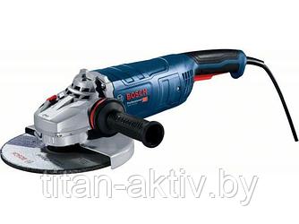 Двуручная углошлифмашина BOSCH GWS 24-230 в кор. (2400 Вт, диск 230х22 мм, вибро, без регул. об.)