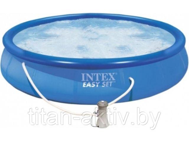 Надувной бассейн Easy Set, 366х76 см + фильтр-насос 220 В, INTEX (от 6 лет) - фото 2 - id-p190872579