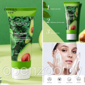 Пенка для умывания c экстрактом авокадо и никотинамидом Bioaqua Niacinome Avocado Hydration Moisturizing - фото 1 - id-p147513955