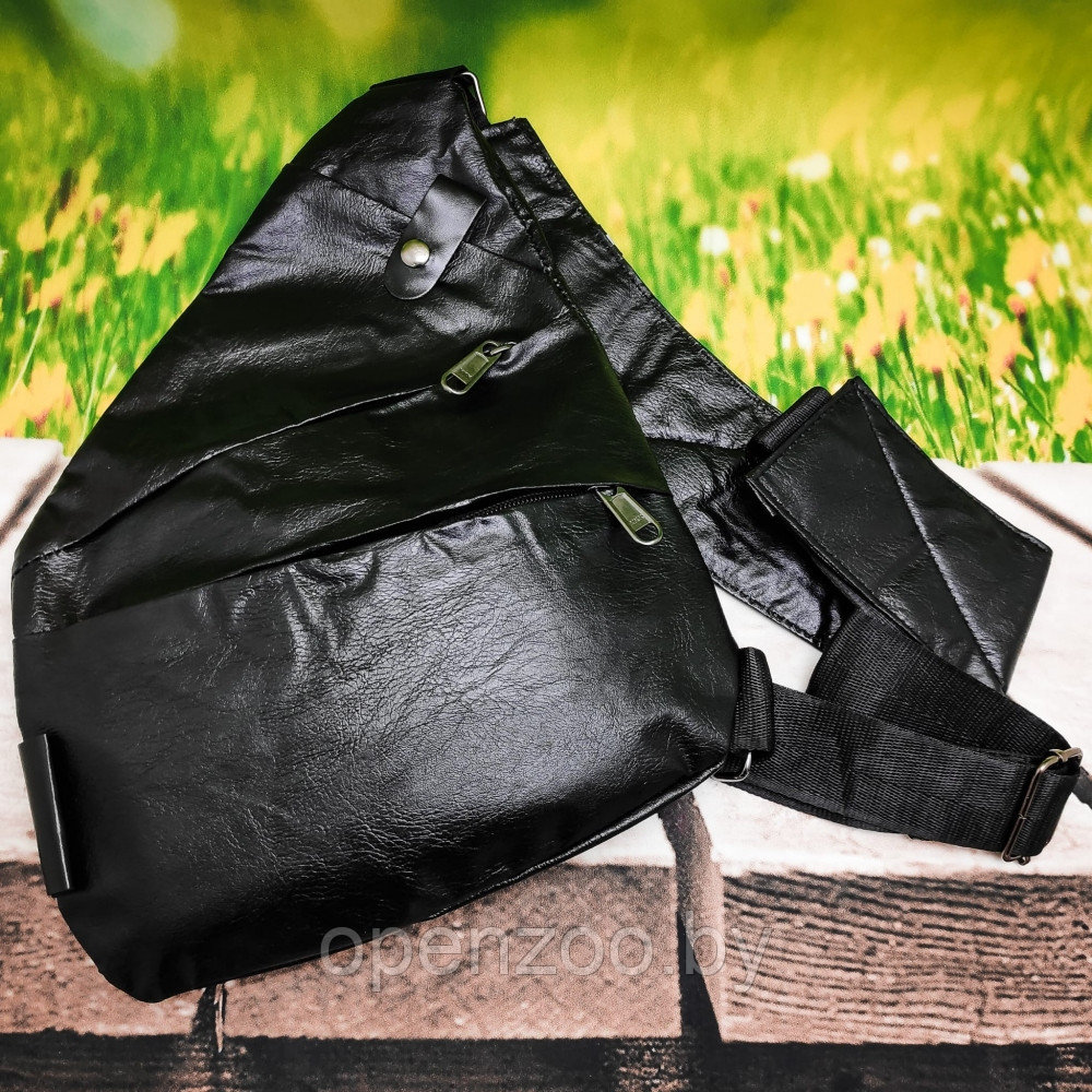Универсальная сумка-кобура ультратонкая DXYZ (через плечо) Niid Fino Чёрная (текстиль) - фото 9 - id-p100557215