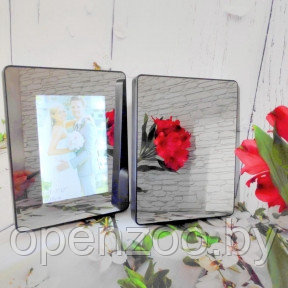 Распродажа Зеркало - фоторамка с подсветкой Magic Photo Mirror 2 в 1 (питание от USB или батареек) - фото 1 - id-p110452791