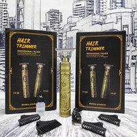 Винтажный триммер T-BLADE 4 в 1 (волосы, уход за бородой и усами, hair tattoo) в стиле ANTIC ASIA насадки 1-4