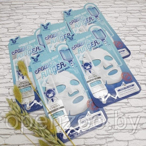 Тканевая маска ELIZAVECCA 23ml, Original Korea Увлажняющая для сухой кожи Aqua Deep Power Ringer Mask - фото 1 - id-p119823075