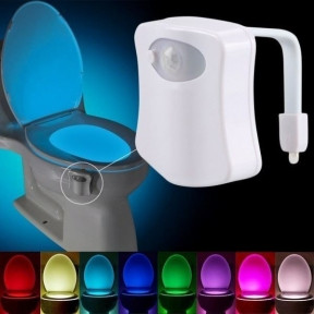 Цветная LED подсветка для унитаза (туалета) с датчиком движения Light Bowl