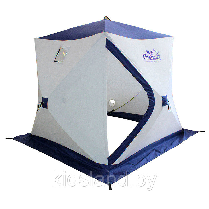 Палатка зимняя куб СЛЕДОПЫТ 1,8*1,8 м, 2-х местная, 3 слоя, фото 1