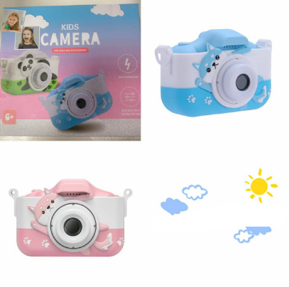 Детский цифровой фотоаппарат "Котик" (2 камеры и встроенная память)