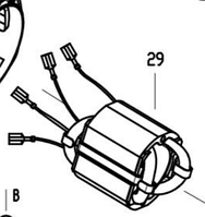 Статор AG1210E WORTEX S1M-ZP82-125-29