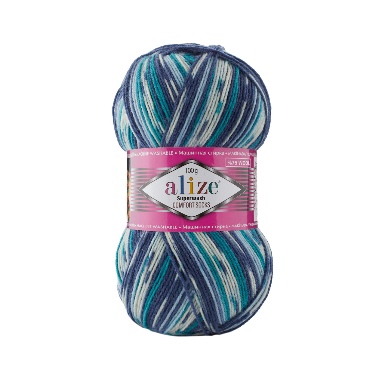 Пряжа Ализе Супервош (Alize Superwash) цвет 7708 принт: продажа, цена в ...