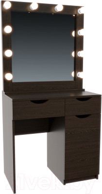 Туалетный столик с зеркалом Мир Мебели SV-22W с подсветкой