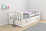 Кровать односпальная «Классика» 160х80 Столики Детям+ Матрас Киндер-4, фото 3
