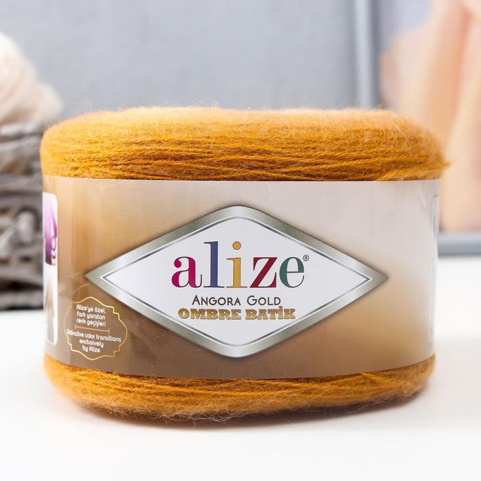 Пряжа Ангора Голд Омбре Батик (Angora Gold Ombre Batik) цвет 7358 ...