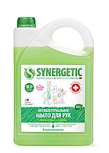 Мыло жидкое SYNERGETIC биоразлагаемое для кухни для мытья рук АНТИЗАПАХ Лемонграсс и мята, чистота и