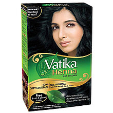 Хна Ватика для волос натуральный черный Vatika (6х10 г)
