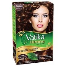 Хна Ватика для волос темный коричневый Vatika (6х10 г)