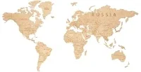 Пазл Woodary Карта мира на английском языке XL / 3194