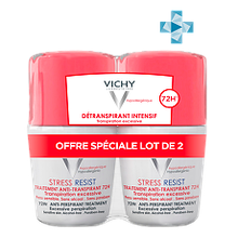 Набор дезодорант-шарик VICHY анти-стресс защита от избыточного потоотделения 2 шт. (50 мл + 50 мл)