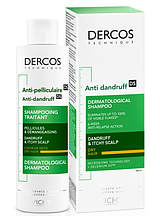 Шампунь VICHY против перхоти интенсивного действия для сухих волос Dercos Anti-Dandruff Treatment Shampoo (200