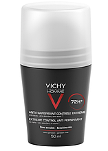 Интенсивный дезодорант-антиперспирант VICHY для мужчин "72 часа защиты" Deo Anti-Transpirant 72H (50 мл)