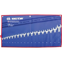 KING TONY Набор комбинированных ключей, 6-24 мм чехол из теторона, 18 предметов KING TONY 1218MRN