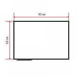 Доска магнитно-маркерная Attache, 60*90см, алюминиевая рамка, лак, полочка, фото 2