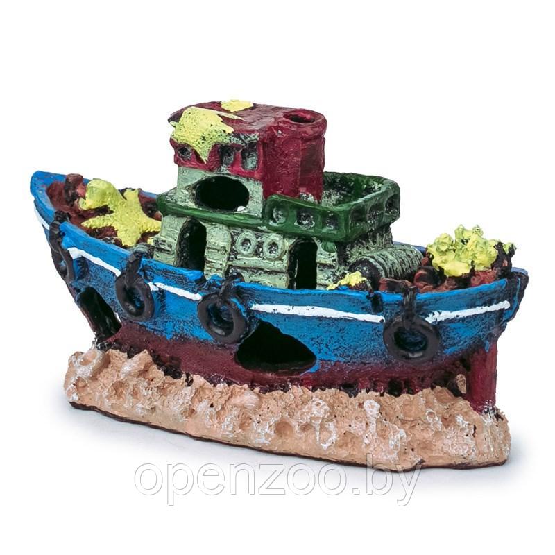 Декорация для аквариума Silver Berg "Лодка" №738