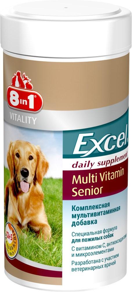 8 in 1 8in1 Excel Multi Vit-Senior / Кормовая добавка для пожилых собак 70 таб.