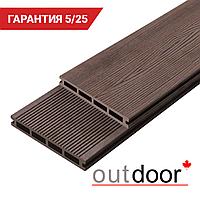 Террасная доска ДПК Outdoor 3D 150*20*3000 мм. STORM/вельвет мореный дуб