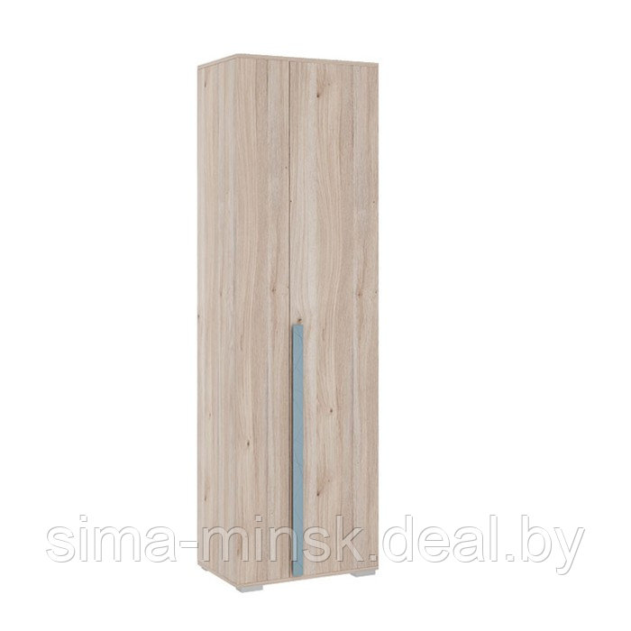 Шкаф двухдверный «Лайк 08.01», 620 × 420 × 2100 мм, цвет дуб мария / индиго - фото 1 - id-p190964149