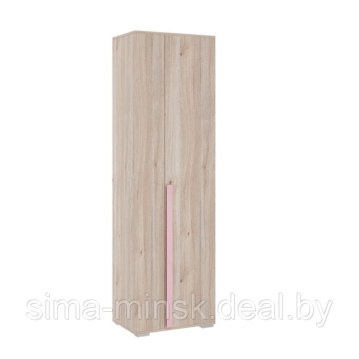 Шкаф двухдверный «Лайк 08.01», 620 × 420 × 2100 мм, цвет дуб мария / роуз - фото 1 - id-p190964151