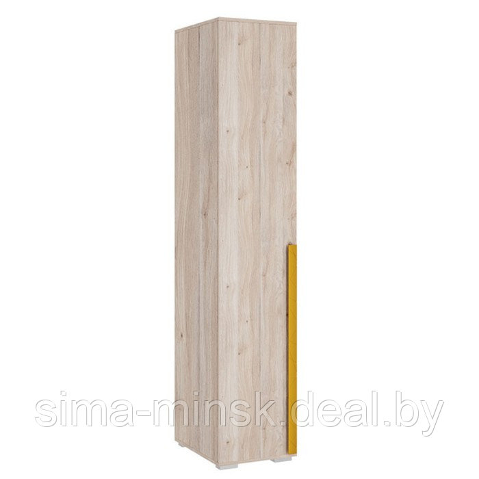 Шкаф однодверный «Лайк 01.01», 400 × 550 × 2100 мм, цвет дуб мария / горчица - фото 1 - id-p190964154