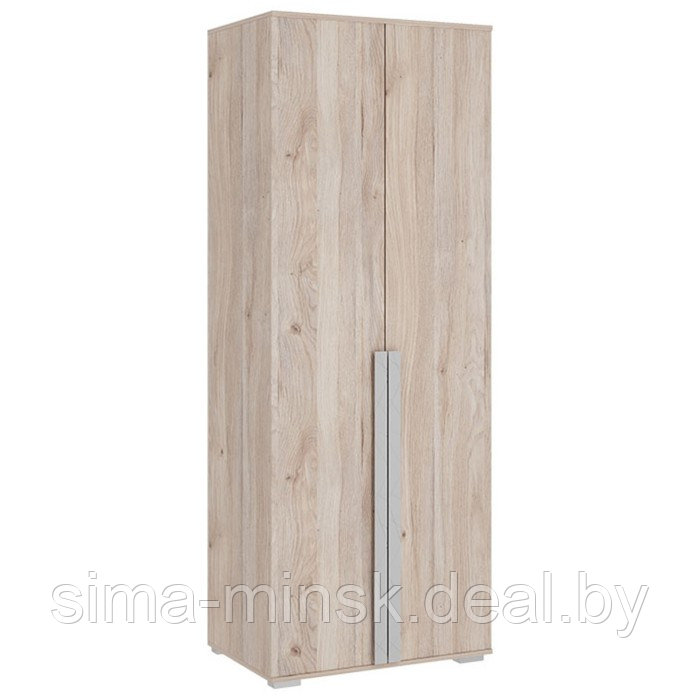 Шкаф двухдверный «Лайк 03.01», 800 × 550 × 2100 мм, цвет дуб мария / галька - фото 1 - id-p190964197