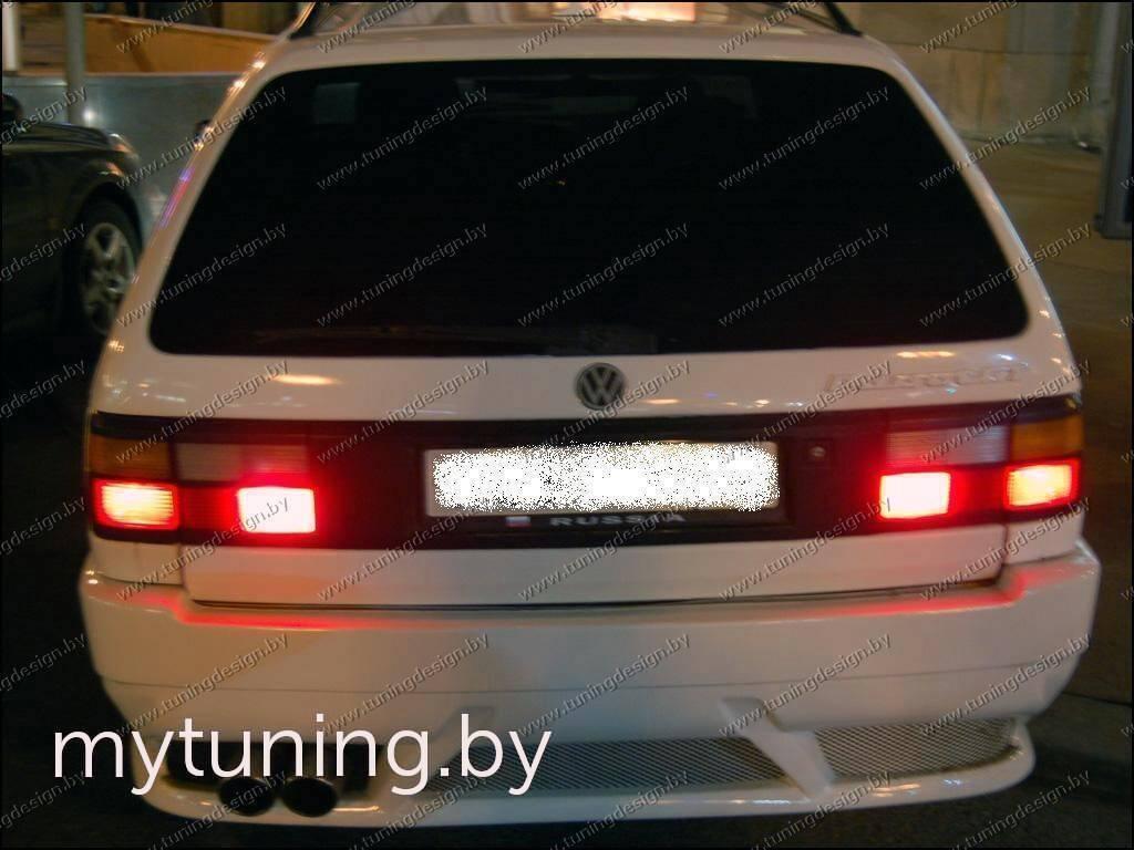 Бампер задний Rieger для VW Passat B3
