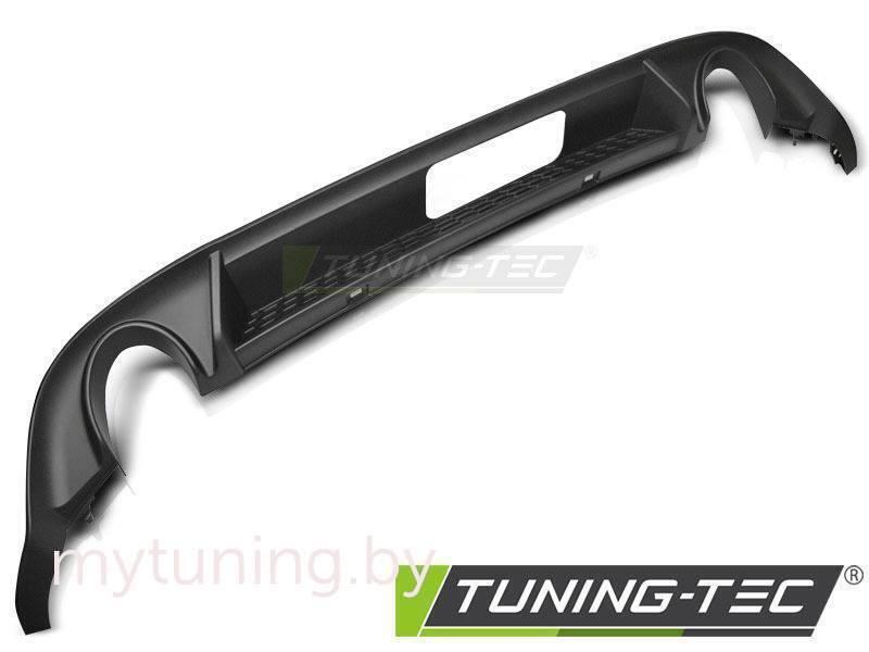 Диффузор GTI STYLE TWIN OUTLET заднего бампера для Volkswagen Golf 7 FL