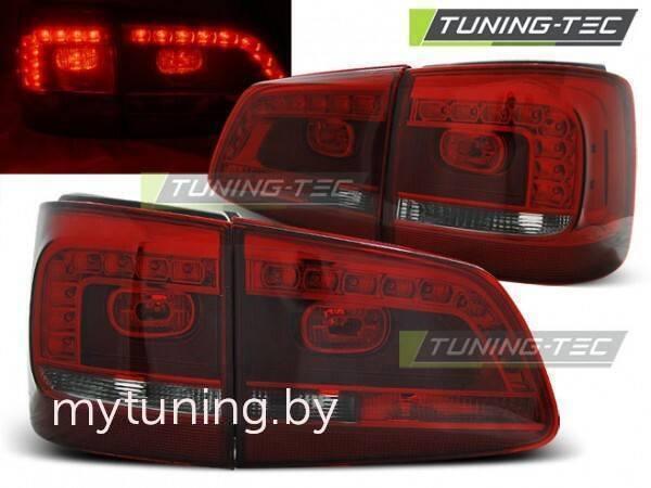 Задние фонари red smoke led для VW Touran II
