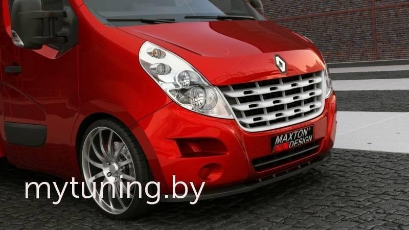 Диффузор переднего бампера на Renault Master Mk3