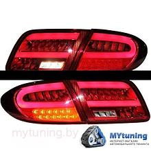 Задние фонари RED WHITE LED BAR для Mazda 6 II GH