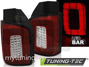 Задние фонари RED WHITE LED BAR для Volkswagen T6 Transporter