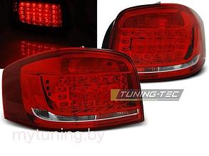 Задние фонари red white led для Audi A3