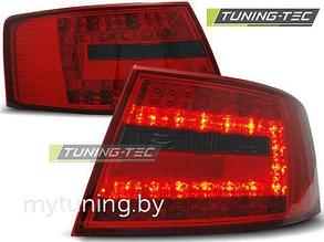 Задние фонари Audi A6 C6 red smoke led