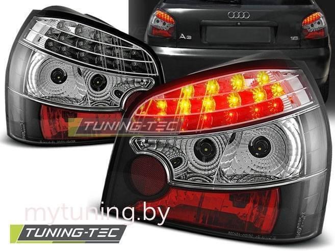 Задние фонари black led v1 для Audi A3 8L