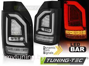 Задние фонари BLACK SEQ LED BAR OEM BULB для Volkswagen T6