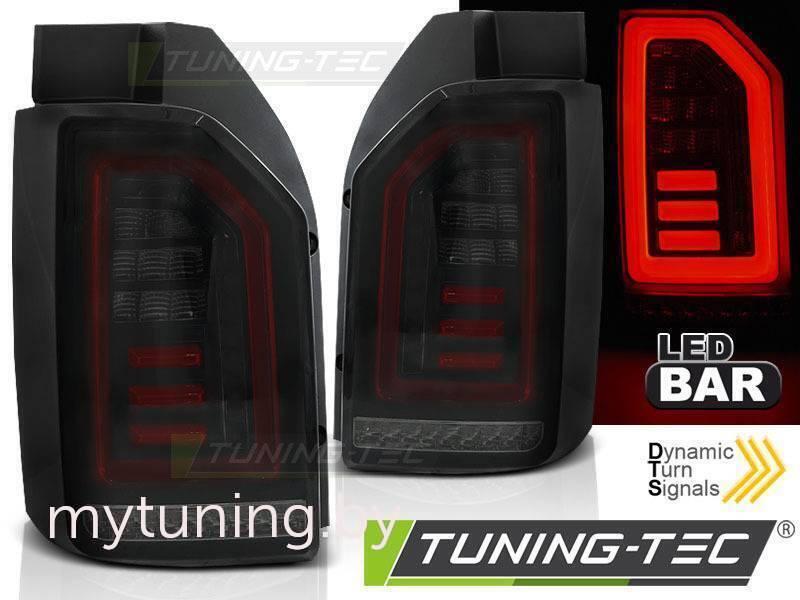 Задние фонари SMOKE BLACK RED LED для Volkswagen T6