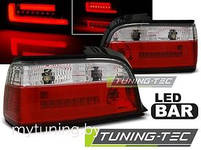 Задние фонари Bmw 3 E36 red white bar led