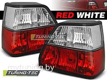 Задние фонари VW Golf 2 red white