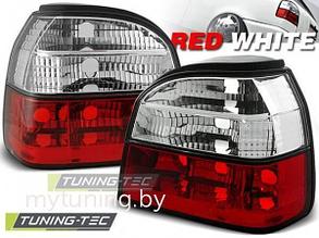 Задние фонари VW Golf 3 red white